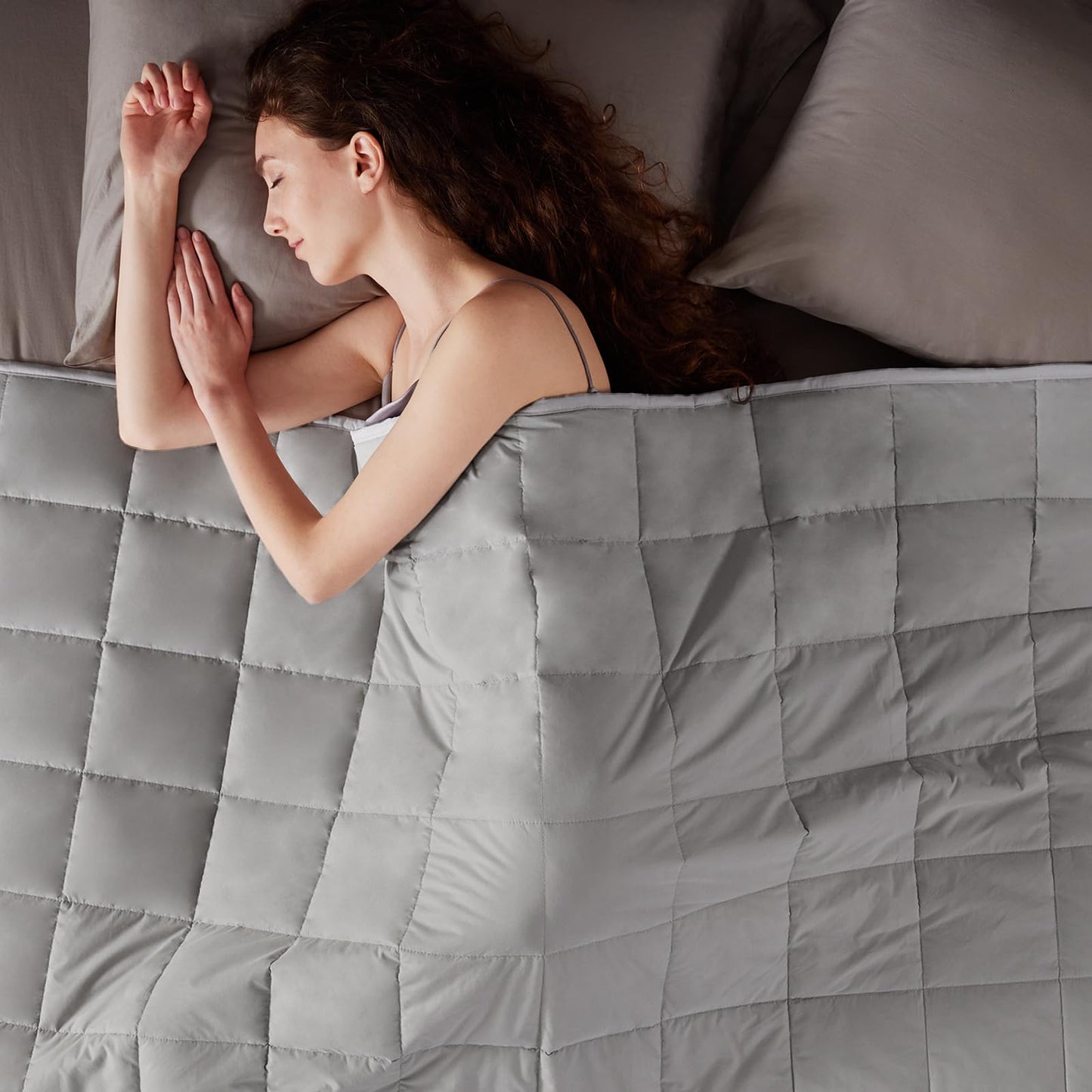 Weighted Blanket(80"x87" 20lbs King Size),Ultra Soft and Cozy Cooling Weighted Blanket for Adult,Heavy Blanket with Machine Washable Soft Blanket