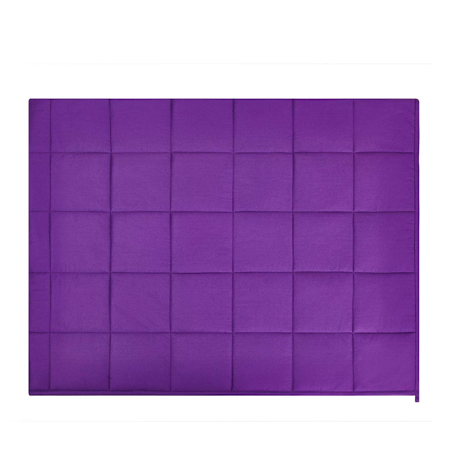 TONGDADA Kids Weighted Blanket | 40''x60'',7lbs | for Child Between 55-80 lbs | Premium Cotton Material with Glass Beads | Violet