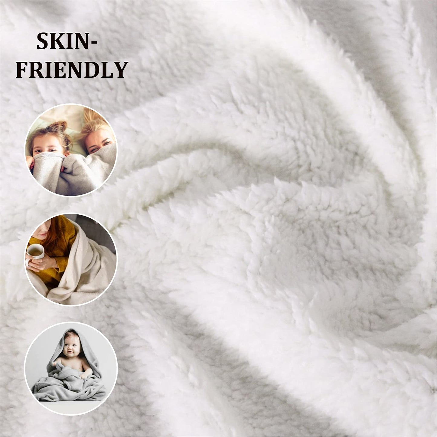Elephant Blanket Sherpa Fleece Throw, Sunflower Gifts for Women Adults, Super Soft Warm Cozy Plush Bed Throws for Couch Sofa 50" x60"