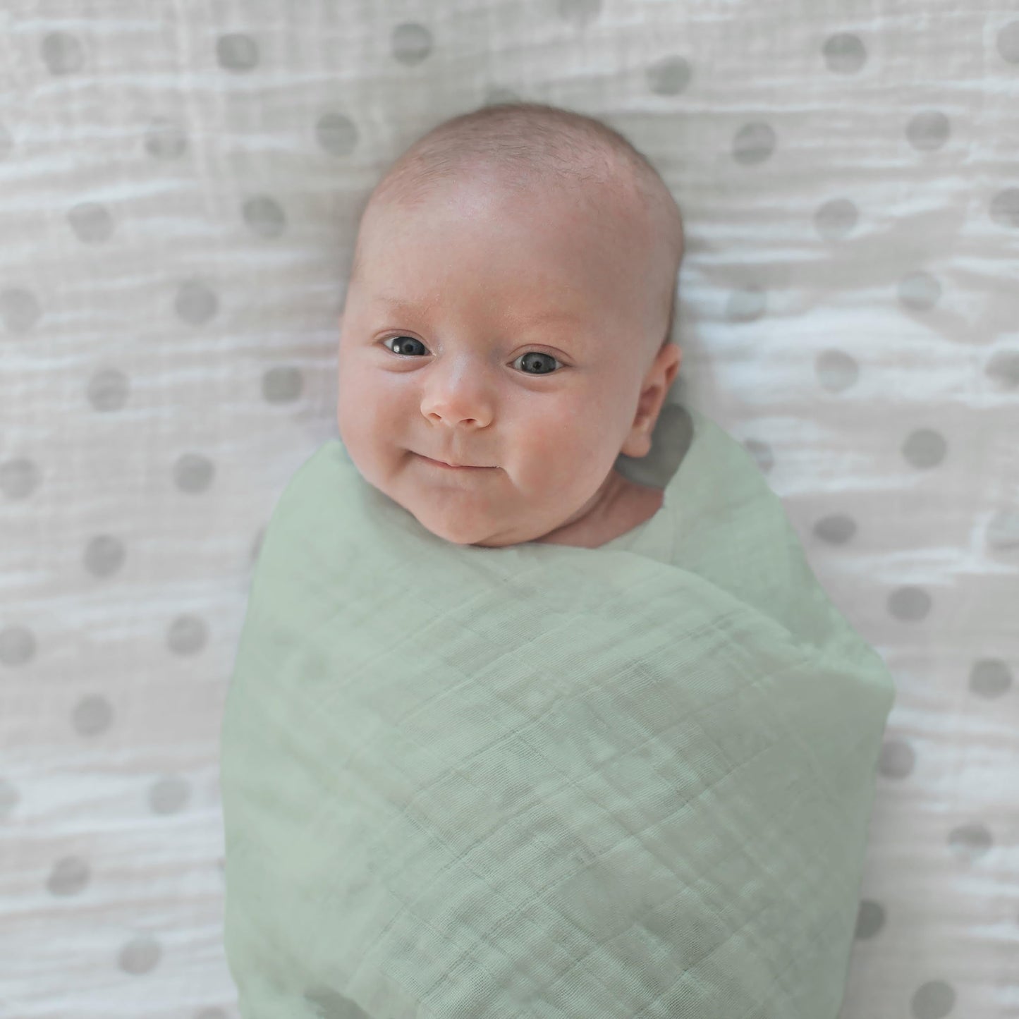 SwaddleDesigns Cotton Muslin Swaddle Blankets for Baby Boy & Baby Girl, Set of 4, Neutral Receiving Blankets for Newborn, Baby Registry & Gift, 46x46 inches, Cascadia