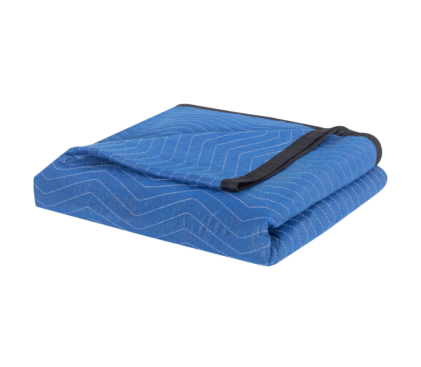 Diamond UP 12 Moving Blankets, Extra Large Moving Blanket for Furniture, Professional Quilted Furniture Shipping and Storage Pads, 80" x 72", Blue and Black(12 Packs)