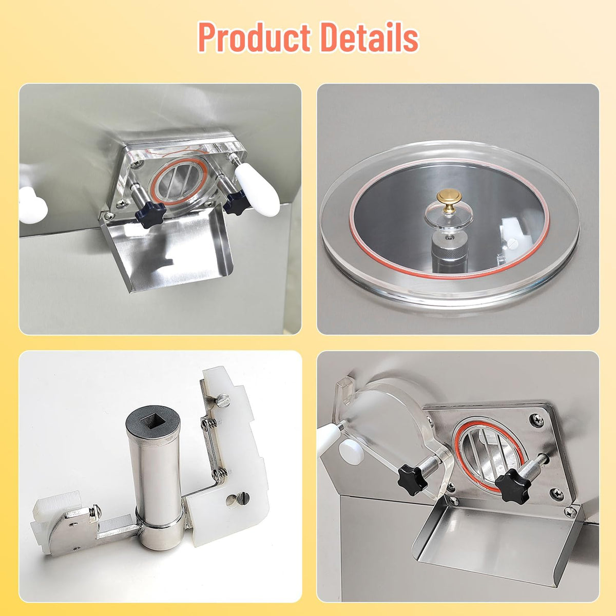 Commercial Hard Ice Cream Machine 3 Gal/Hour Italian Gelato & Turkish Ice Cream Maker for Coffee Shops, Cafes, Bakeries & Food Trucks