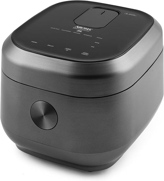 AROMA® Professional 6-Cups (UnCooked) / 3Qt. 360° Induction Rice Cooker & Multicooker (ARC-7606GR)