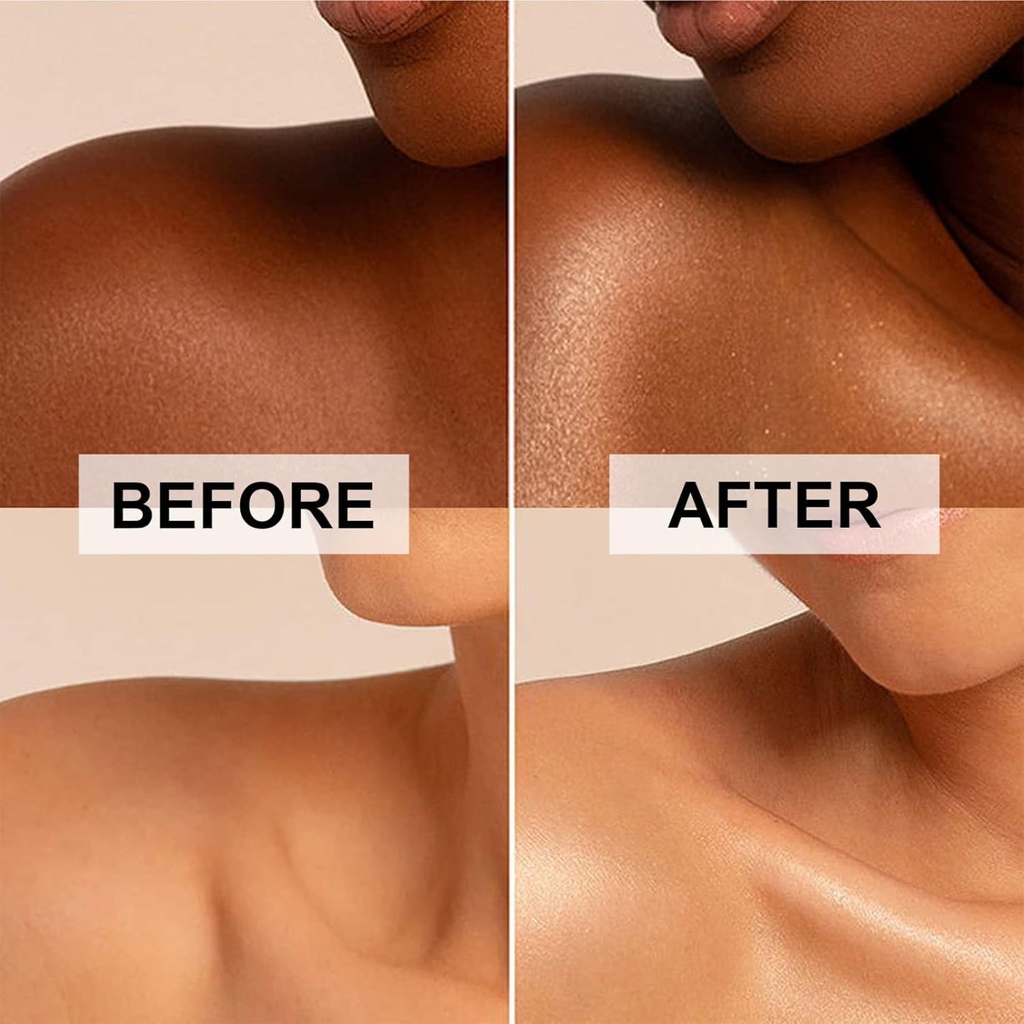 Body Shimmer Oil Liquid Illuminator Highlighter Waterproof Long Lasting Moisturizing Bronze Luminizer Glow For Face (Glistening Bronze, Body Oil)
