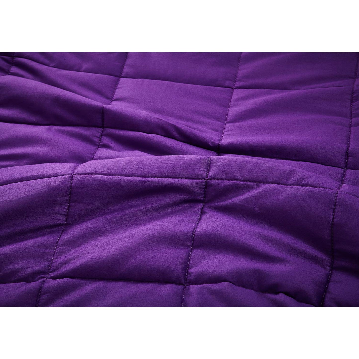 TONGDADA Kids Weighted Blanket | 40''x60'',7lbs | for Child Between 55-80 lbs | Premium Cotton Material with Glass Beads | Violet