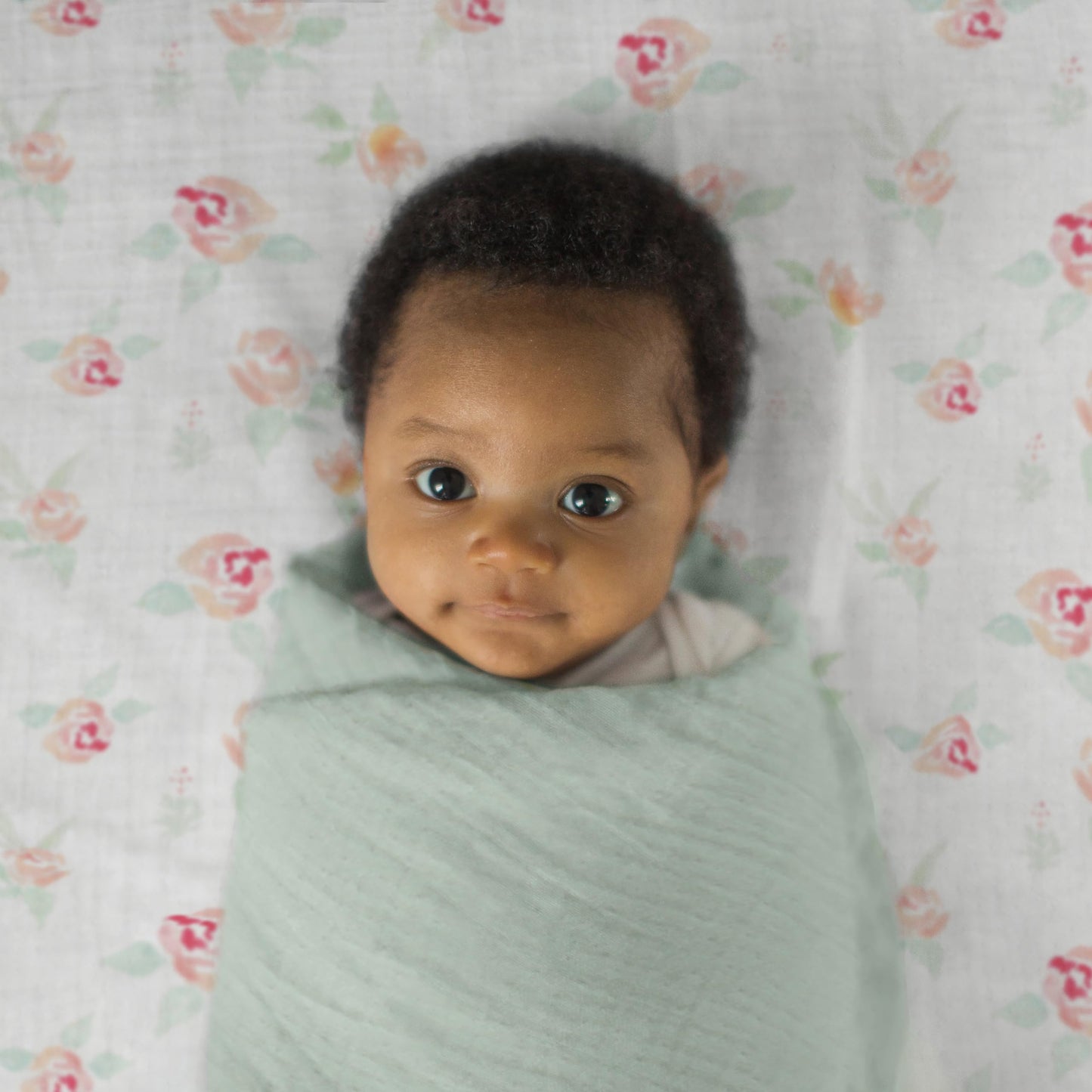 SwaddleDesigns Cotton Muslin Swaddle Blankets for Baby Boy & Baby Girl, Set of 4, Neutral Receiving Blankets for Newborn, Baby Registry & Gift, 46x46 inches, Cascadia