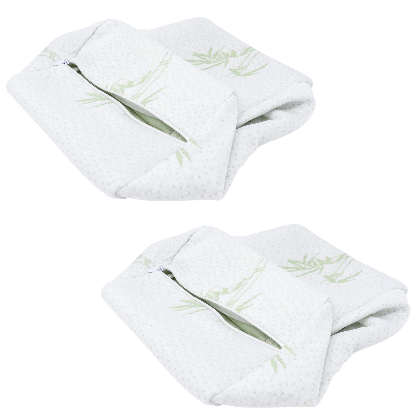 2-Pack Replacement Knee Pillow Covers - Washable Replacement Leg Pillowcase - Cooling Breathable Soft Leg Pillowcases - Replacement Covers for Knee Pillows - Universal Fit