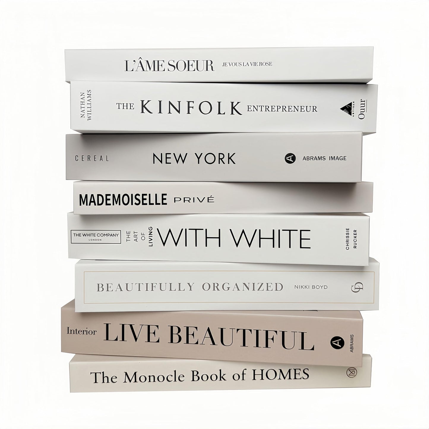 8 Pack Decorative Books, Ediactcyl Decoration Faux Books for Hardcover Home Decor | Fake Book Stacks Display for Bookshelf Room Decor (M27)
