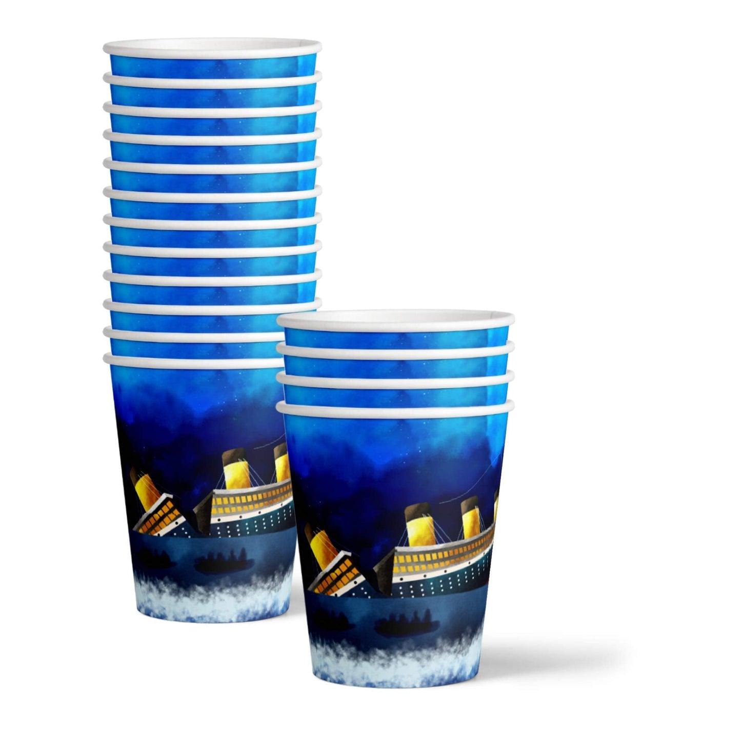 Titanic Birthday Party Supplies Set Plates Napkins Cups Tableware Kit for 16