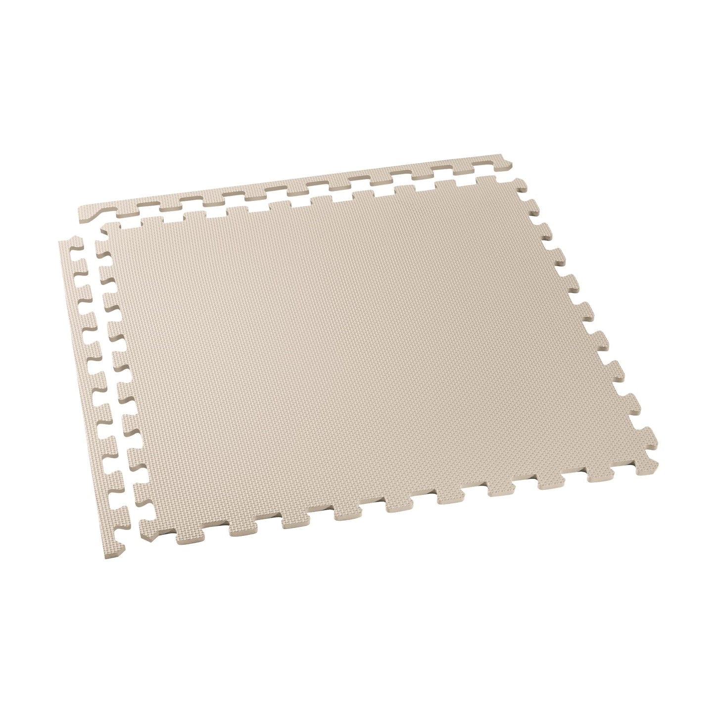 We Sell Mats 3/8 Inch Thick Multipurpose Exercise Floor Mat with EVA Foam, Interlocking Tiles, Anti-Fatigue for Home or Gym, 24 in x 24 in