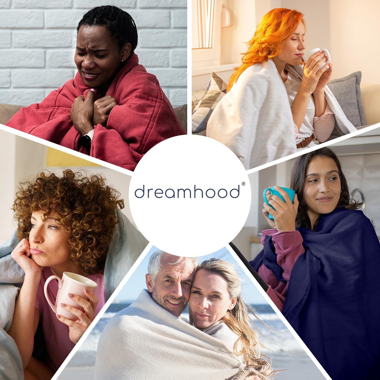 Dreamhood Down Throw Blanket Lightweight Throw Blanket Feather Down Fiber Throw for Couch, Soft Breathable Microfiber Fabric Small for Indoor and Outdoor Use, 50"X70", Alloy Gray
