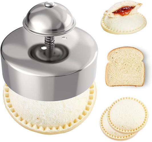 Gelbira Sandwich Cutter, Sandwich Cutter and Sealer, Sandwich Maker, Peanut Butter and Jelly Sandwiches Tool/PBJ Cutter, Sandwich Maker for Kids, for Thanksgiving/Christmas Day