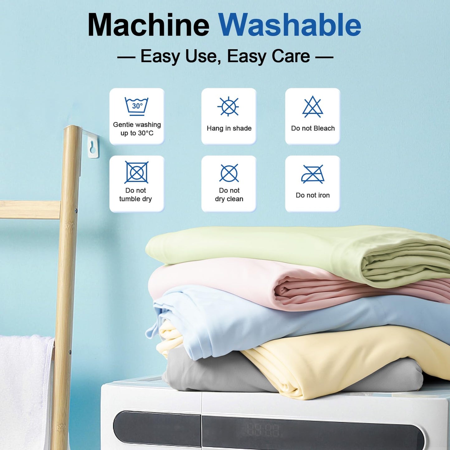 PHF Reversible Double Cooling Blanket Throw Size, Ultra Soft Arc-Chill Q-Max>0.5 Thin Summer Single Layer for Hot Sleepers, Breathable Lightweight Portable Silky for Home Office Travel Car, Ice Blue