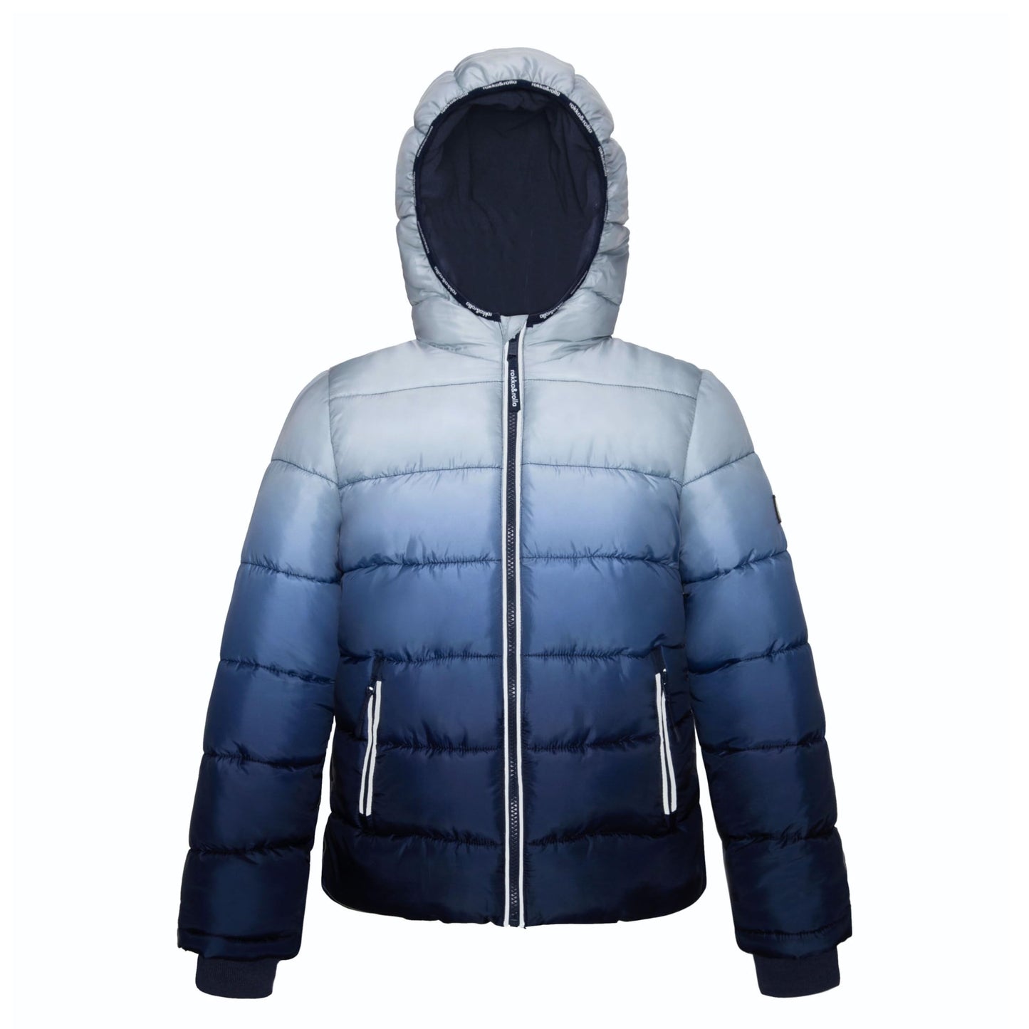 Rokka&Rolla Boys' Heavyweight Puffer Jacket Warm Fleece Lined Winter Coat