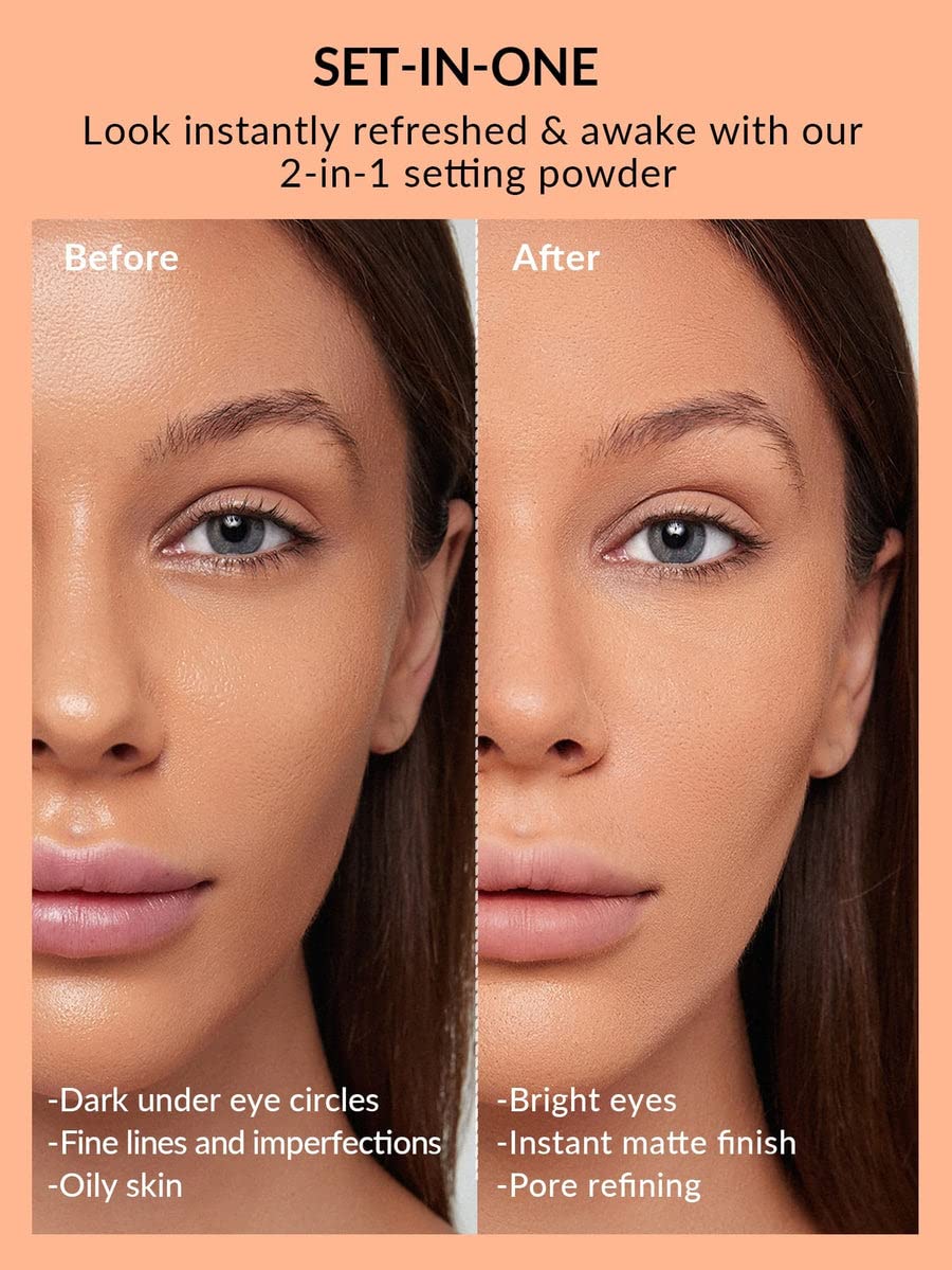 SHEGLAM Insta-Ready Face Powder Loose Under Eye Setting Powder - Cocoa Loco