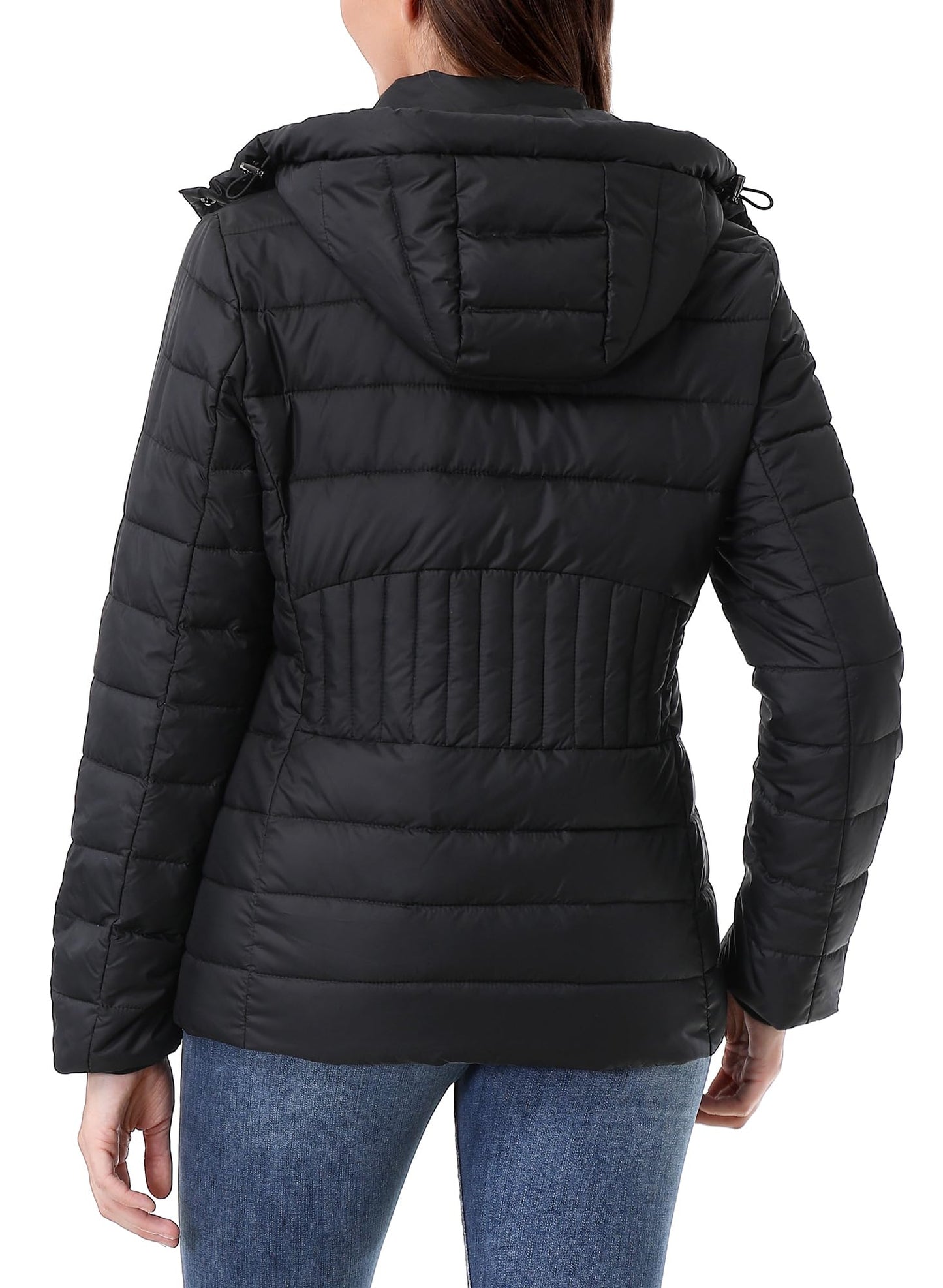 TDYPCI Women's Waterproof Puffer Jacket Quilted Warm Winter Coat Ultra Light Weight Short Down Jacket