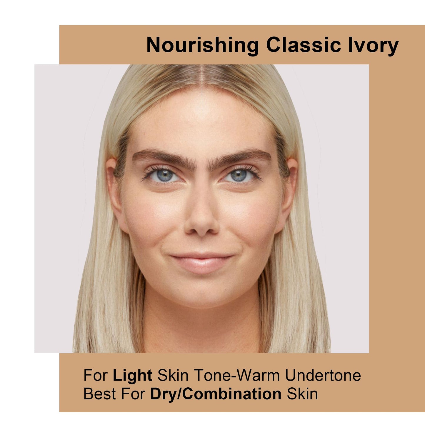 FV Dewy Foundation, Hydrating Formula & Medium Coverage, Waterproof, Long Lasting, Lightweight Liquid Foundation, Ideal For Dry/Combination Skin, 30g, Nourishing Classic Ivory