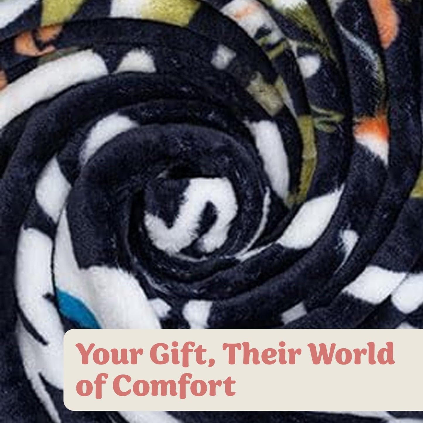 Birthday Gifts for Mom from Daughter-Soft Floral Blanket with Meaningful Words, Sentimental Gift for Women, Cozy Fleece Throw for Mom’s Birthday or Special Occasions