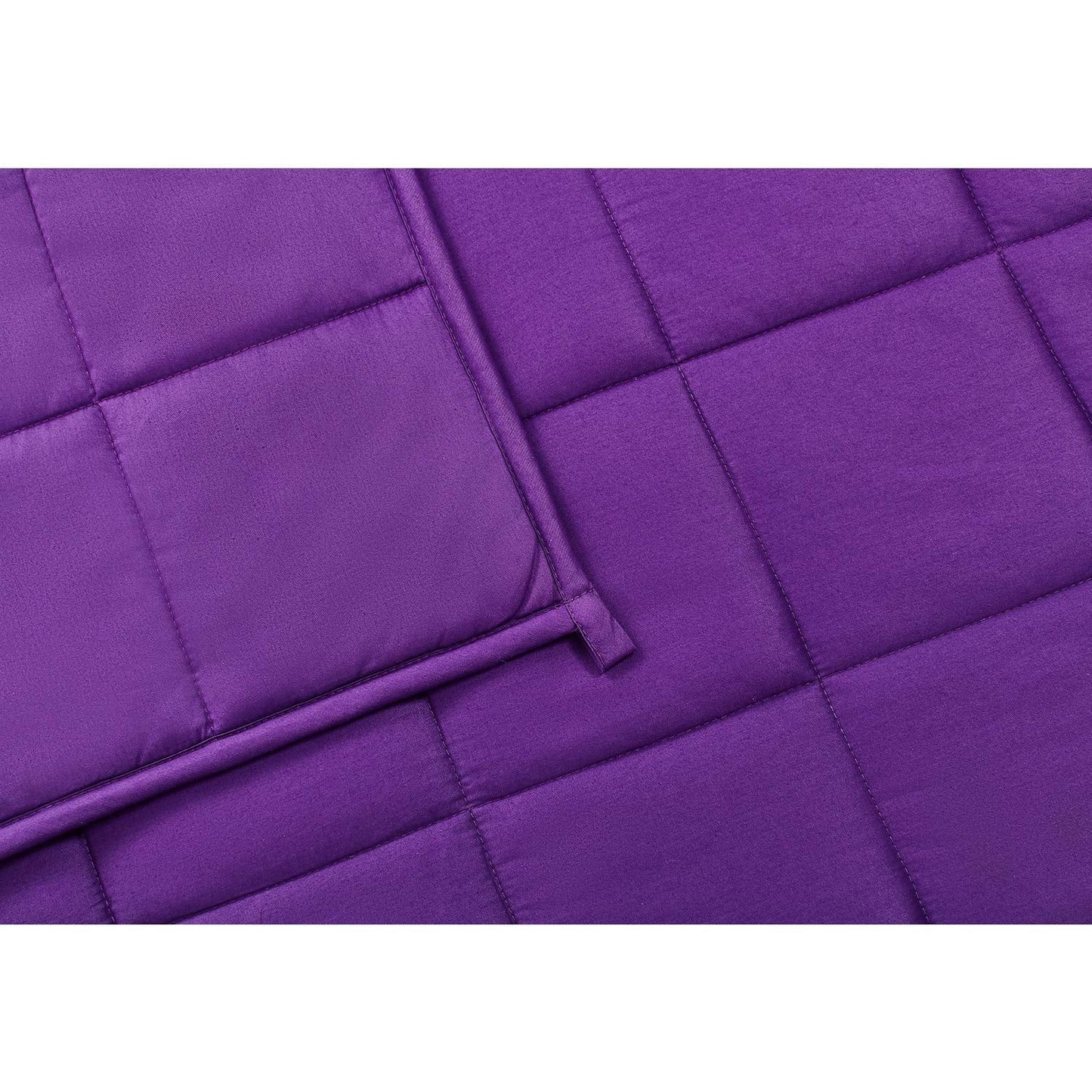 TONGDADA Kids Weighted Blanket | 40''x60'',7lbs | for Child Between 55-80 lbs | Premium Cotton Material with Glass Beads | Violet