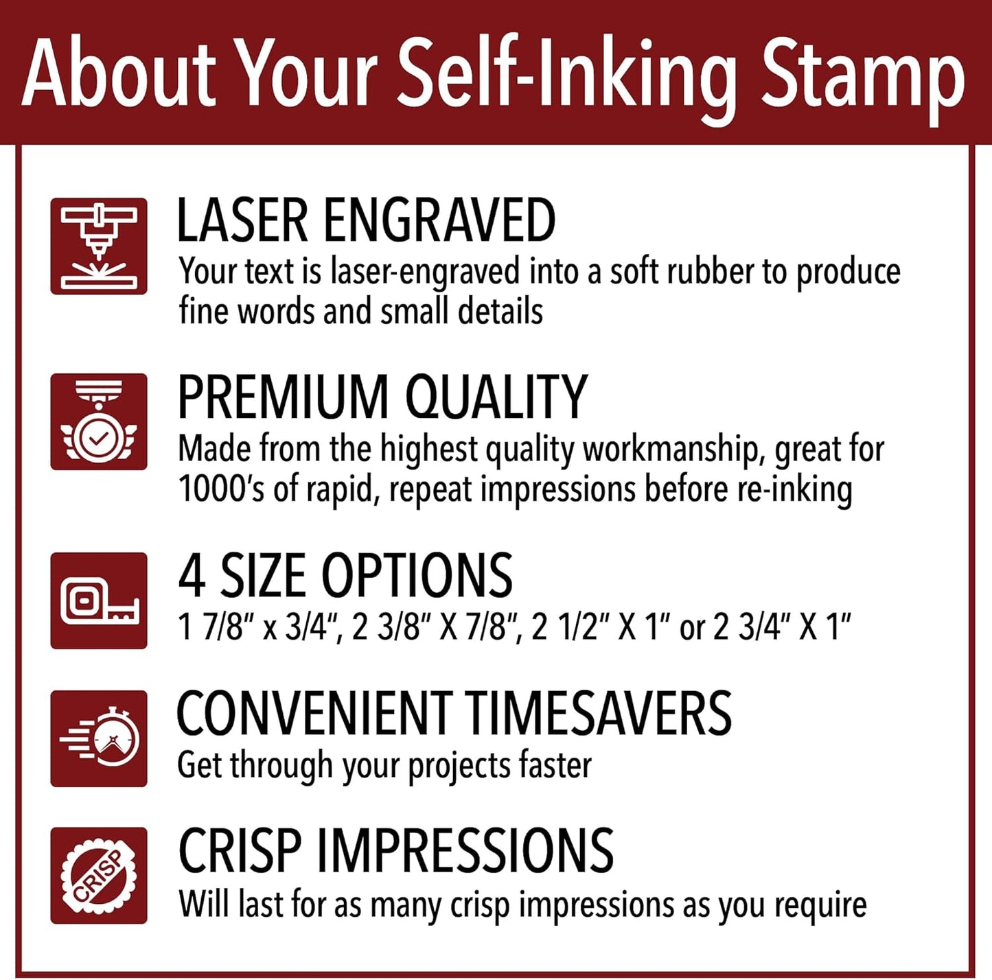 Air Mail Office Stamp | 4 Different Sizes | 20 Designs | Multiple Color Options | Perfect for Quick Validation of Office Documents (Air Mail, Xtra Wide)