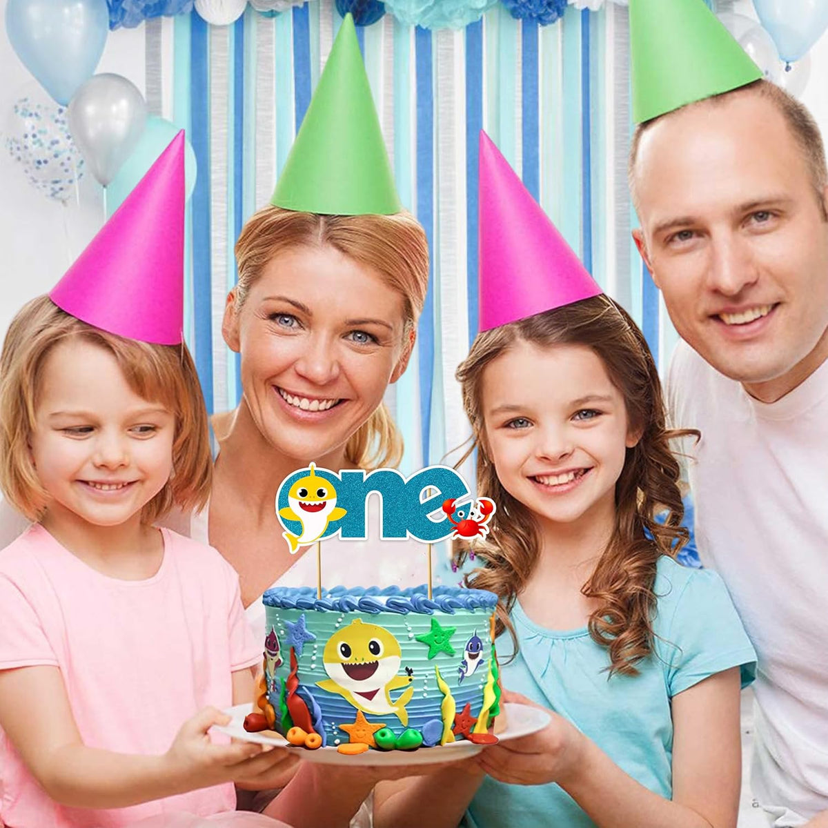 Seyal® Bby Shrk One Cake Topper