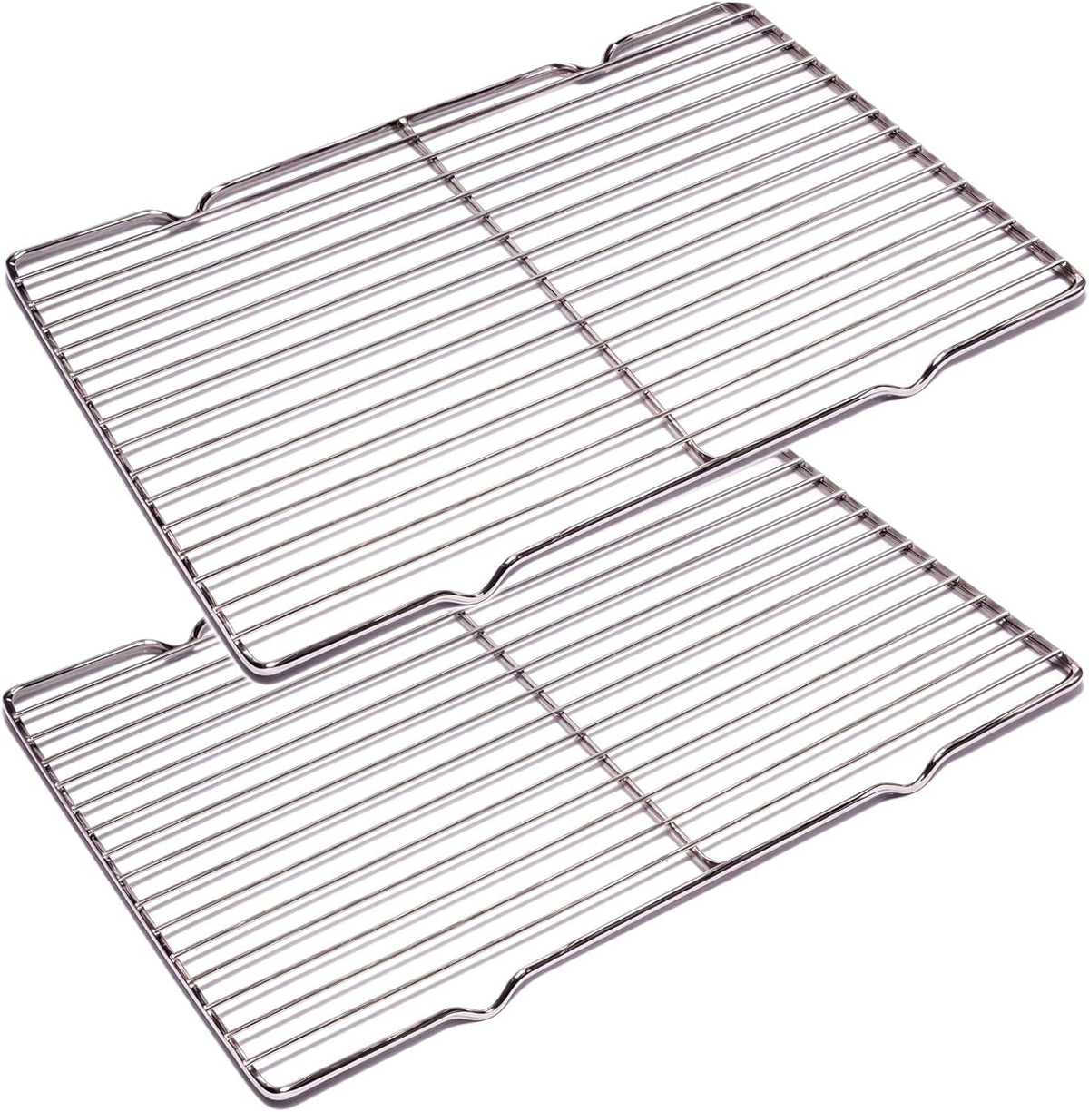 2Pcs Stainless Steel Cooling Racks, Cooling Racks for Cooking and Baking, Cookie Cooling Rack, Oven Cooling Racks for Cooking