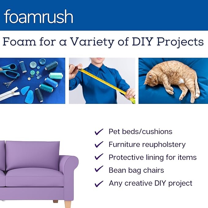 FoamRush 6-Inch Bunk (28" x 72") Mattress Gel Memory Foam RV Mattress Replacement with Cotton Cover, Medium Firm, Comfort, Pressure Relief, Made in USA, Travel Camper Trailer Truck