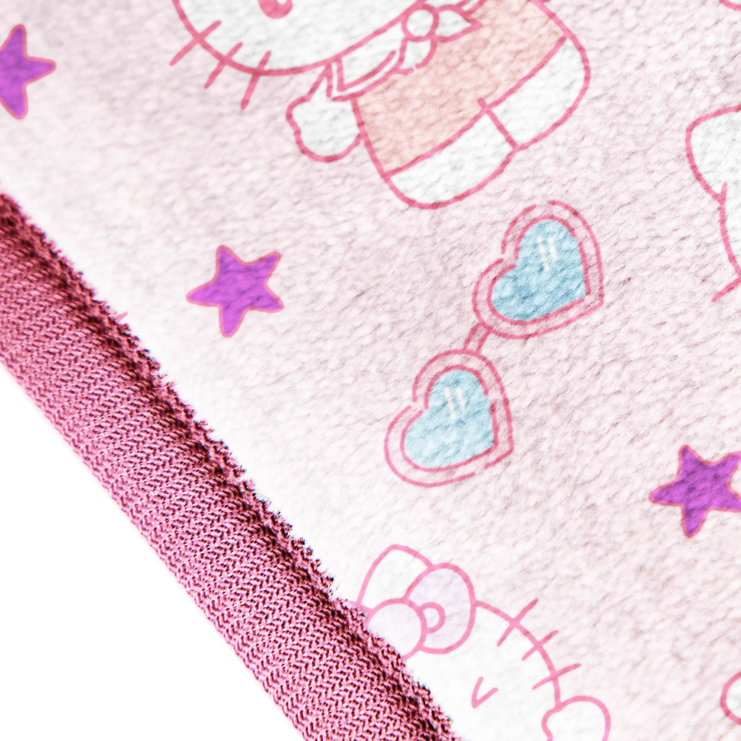 Jay Franco Hello Kitty Heart Sunglasses Plush Blanket - Measures 60 x 90 Inches, Kids Bedding - Super Soft Fleece Bedding