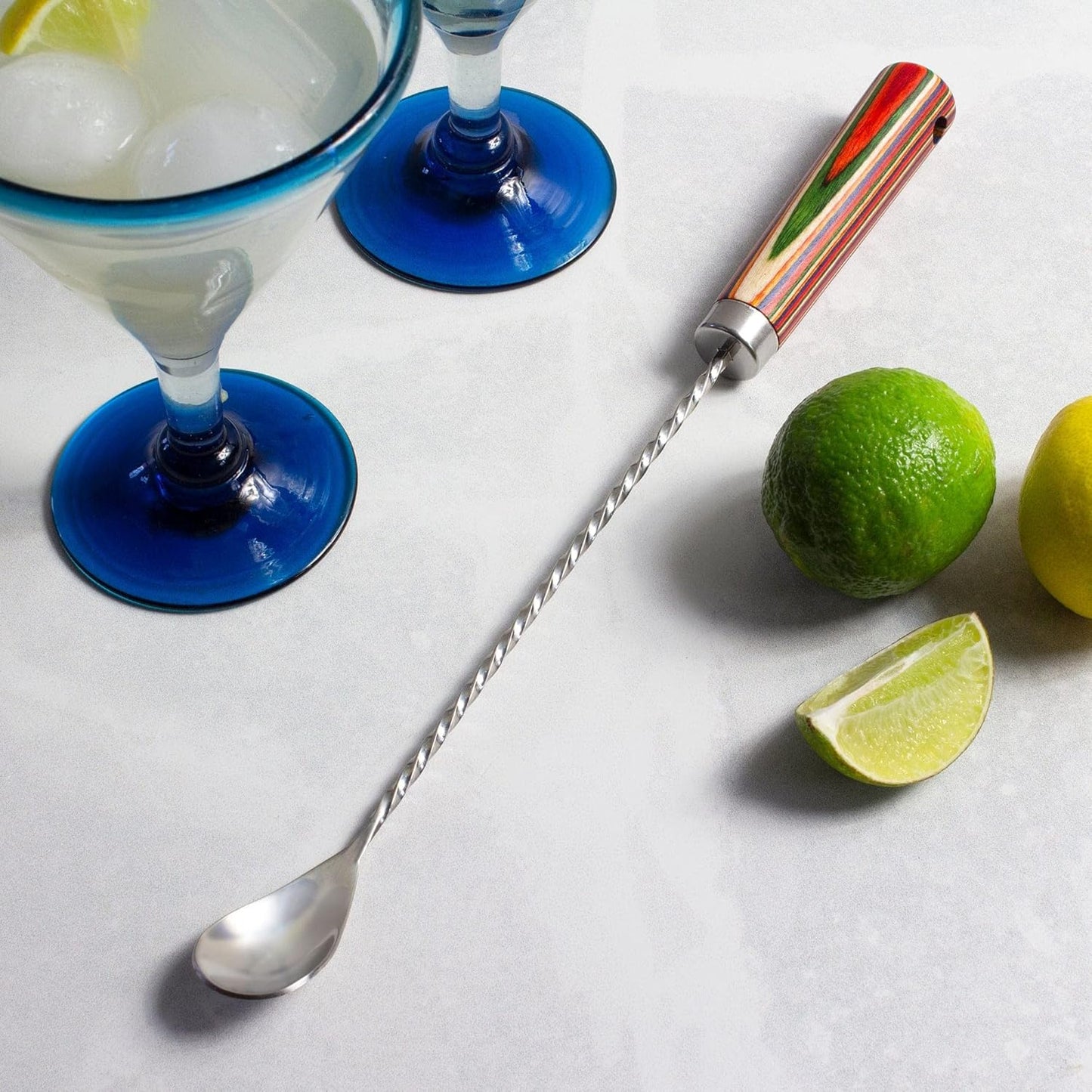 Totally Bamboo Baltique Marrakesh Collection Double Jigger for Bartending, Liquor Measuring Jigger for Cocktails