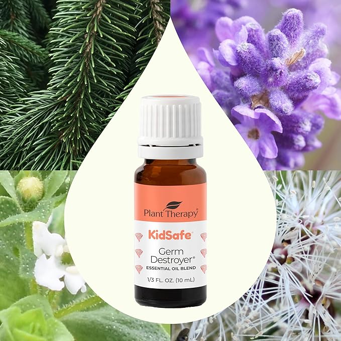 Plant Therapy KidSafe Destroyer Essential Oil Blend - Support Blend for Kids 100% Pure, Undiluted, Natural Aromatherapy, Therapeutic Grade 10 mL (1/3 oz)