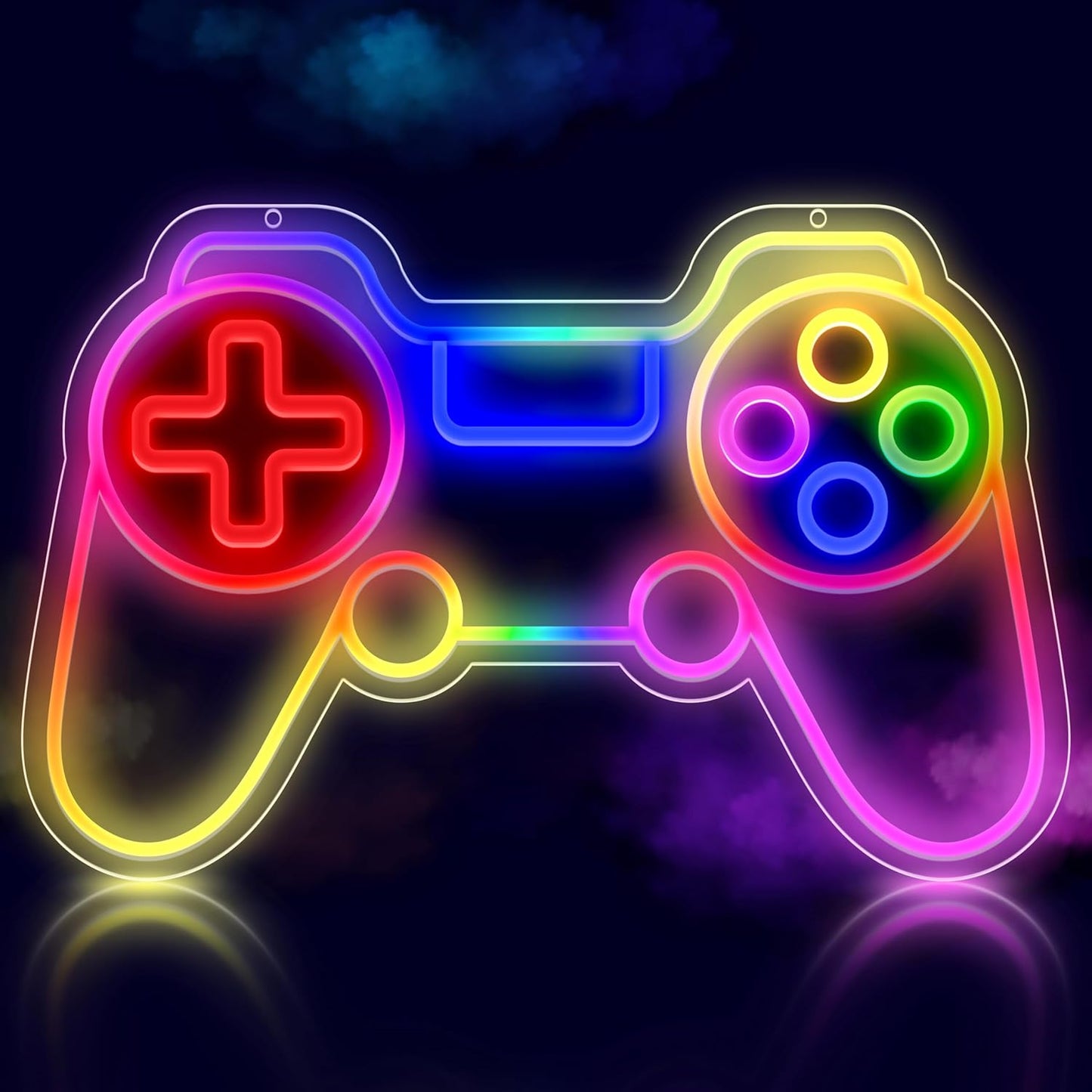 RGB Neon Gaming Sign, LED Neon Gamer Signs for Wall Decor, Gamer Gifts for Teen Boys Room Decor, Upgraded Game Neon Lights Gaming Room Accessories