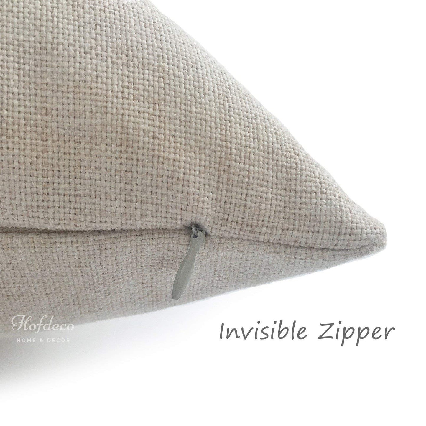 Hofdeco Lumbar Pillow Case Tan Grey His and Her Love Script HEAVY WEIGHT FABRIC Cushion Cover 12x20 (1Pc Tan Sweet Home)