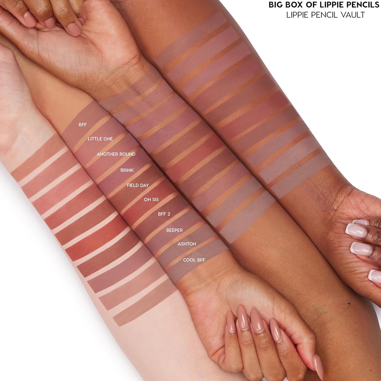 ColourPop Lippie Lip Pencil - High-Pigment, Long-Lasting & Sharpenable Lip Liner with High-Impact Color - Vegan, Cream Formula with Precise Application - Beeper (0.04 oz)
