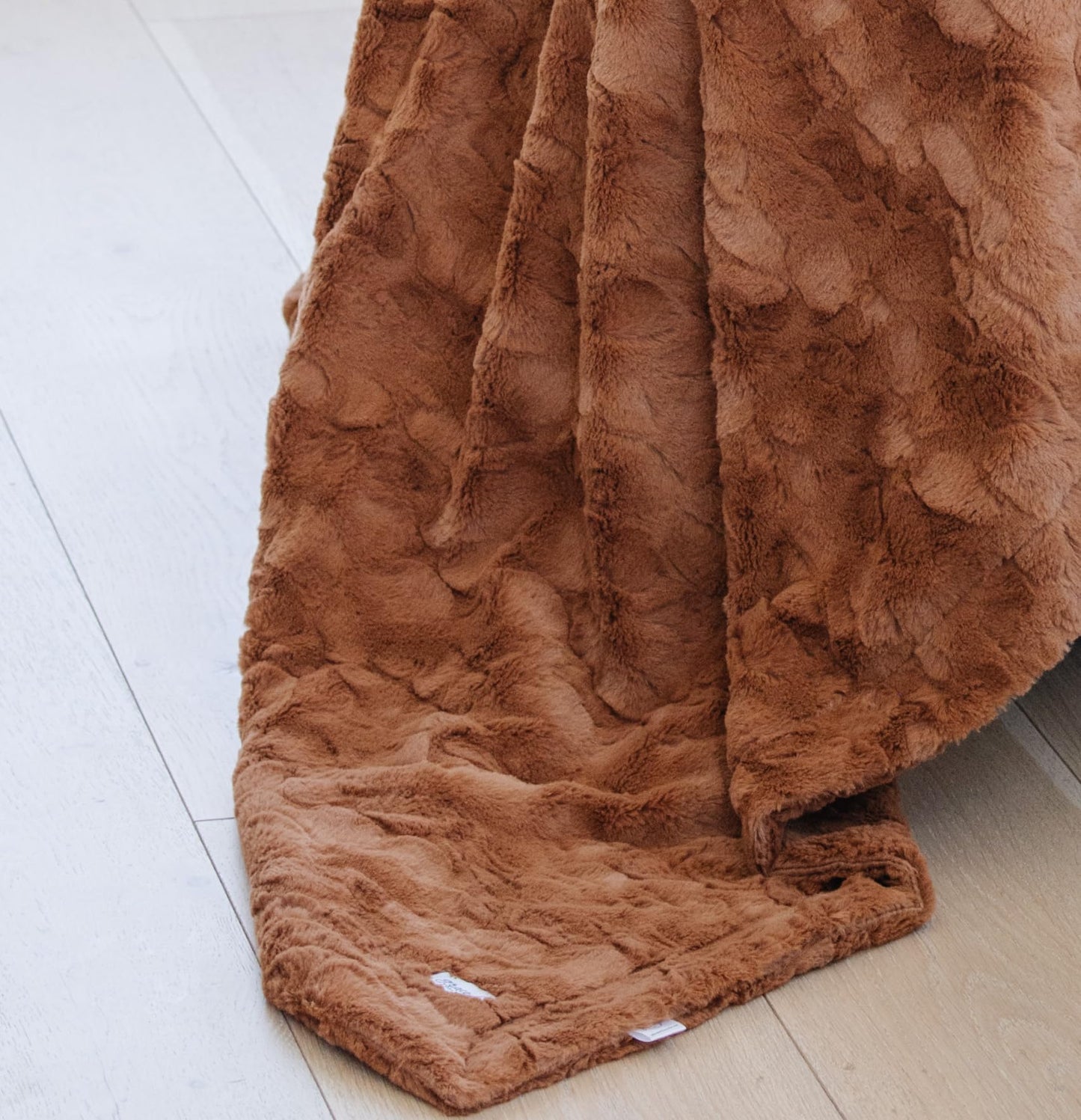 GRACED SOFT LUXURIES Throw Blanket Faux Fur Large Warm Cozy Comfy Cuddly Super Soft Throws for Couch, Sofa, Bed, Living Room, Travel (Large 50" x 60", Camel)