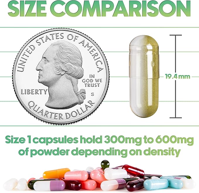 XPRS Nutra Size 1 Empty Capsules - 1000 Count Empty Gelatin Capsules - Pill DIY Capsule Filling - Pure Bovine Pill Gel Caps for Do-It-Yourself Supplements (Pearl Purple/White)