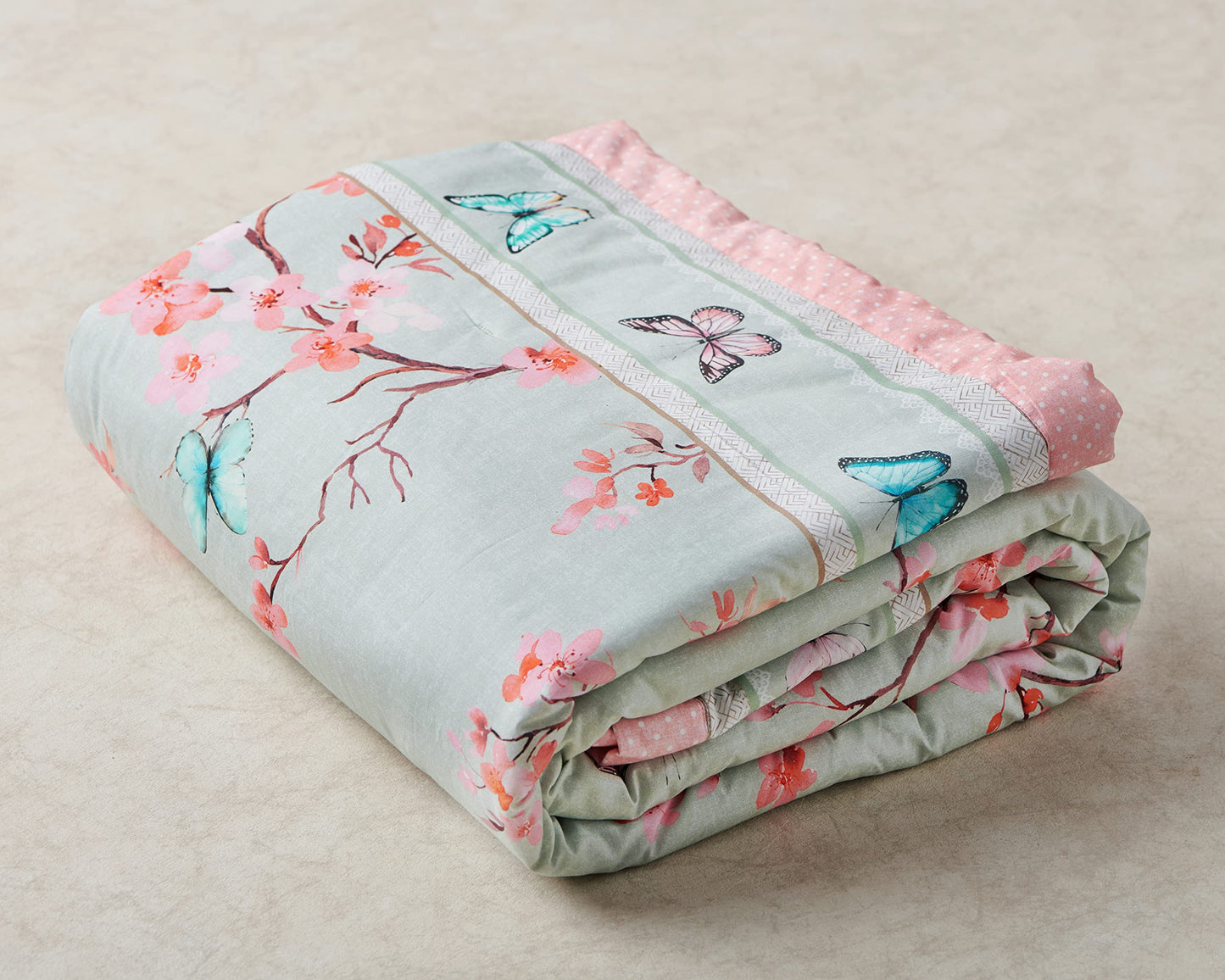 Maison d' Hermine Throw Blanket for Couch Lightweight Soft Warm Breathable Cotton Throw Blankets for Bed Girls Boys Women Men Gifts Sofa Travel Living Room Chair Bedding (60"x80", Blossoms in Spring)