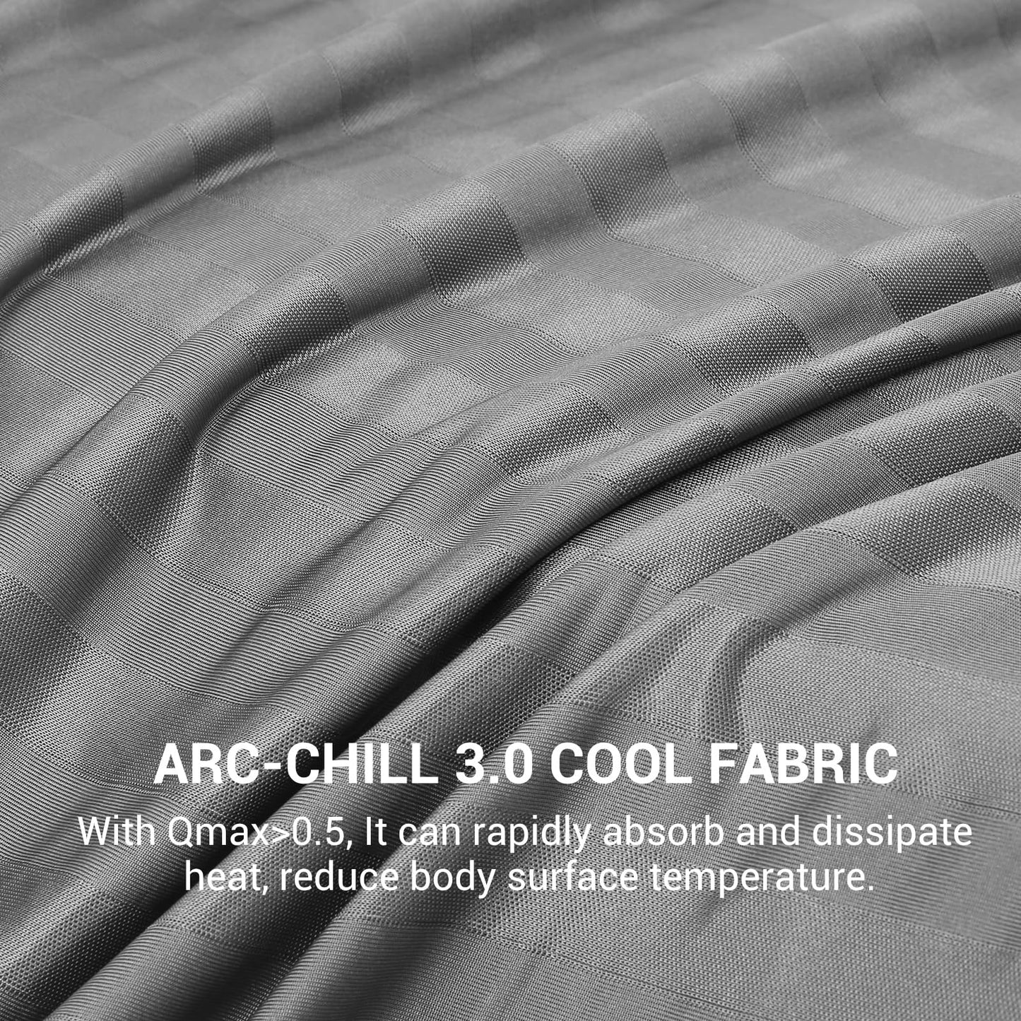 Elegear Revolutionary Cooling Blanket Queen, Absorbs Heat to Keep Body Cool for Night Sweats, Double Sided Arc-Chill3.0 Cooling Fiber Q-Max>0.5, Lightweight Summer Cold Blankets for Sleeping 79“ x 86”
