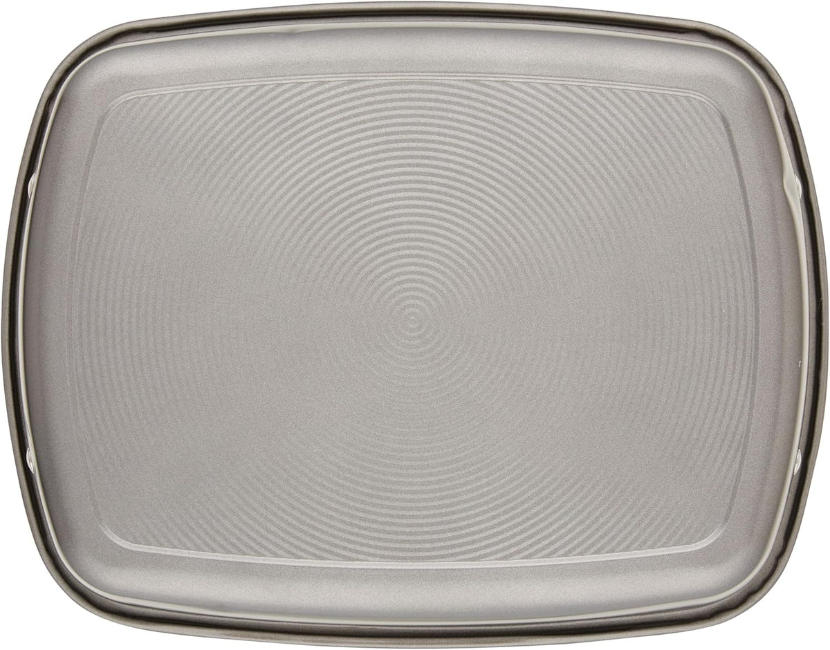 Circulon Nonstick Roasting Pan / Roaster with Rack - 17 Inch x 13 Inch, Gray