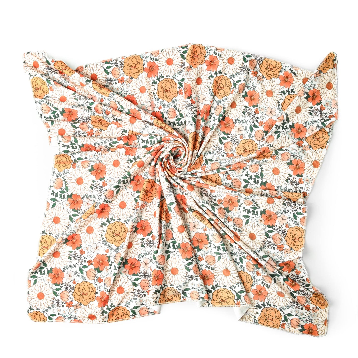 Konssy Baby Girl Newborn Receiving Blanket with Headband Set Baby Swaddle Nursery Swaddle Wrap