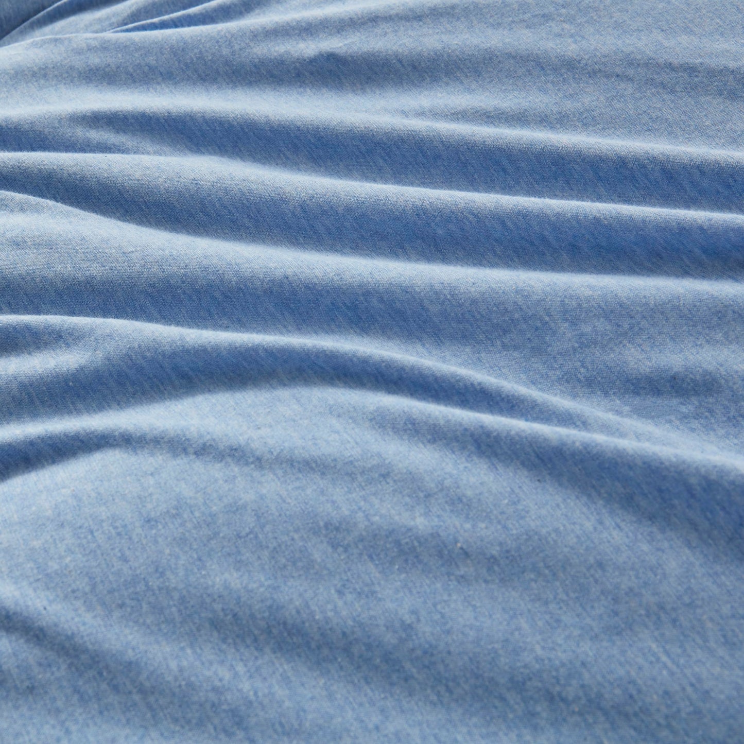 Household 100% Jersey Cotton Pillowcase 20”x36”-Light Weight, Comfortable, Super Soft Pillow Case with Envelope Closure Set of 2 (Beige Blue, King Size Pillowcase)