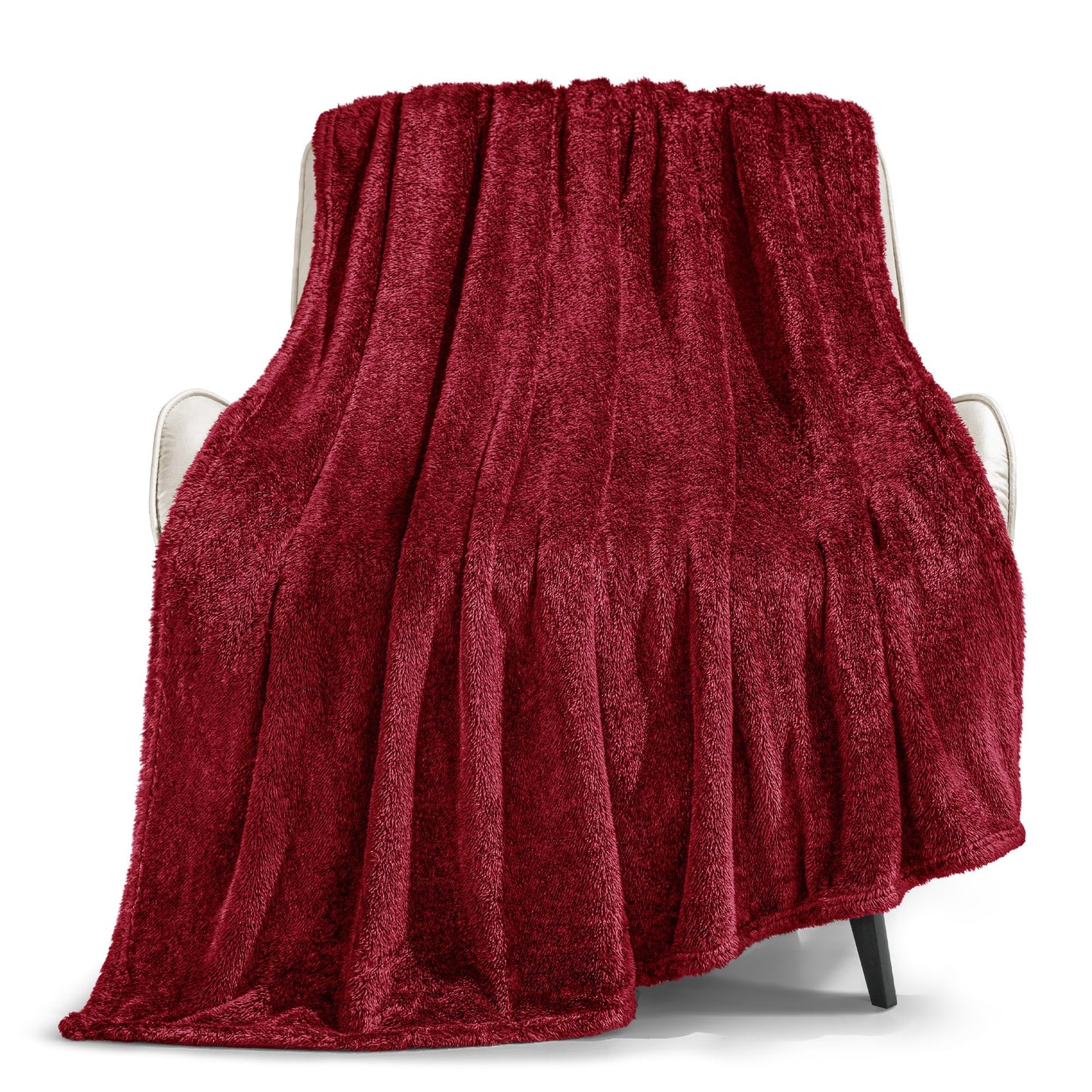Whale Flotilla Extra Large Burgundy Throw Blanket for Couch, Decorative Soft Warm Fleece Bed Blankets, Plush Fluffy Thick Sofa Throws for All Season, 50x70 Inch